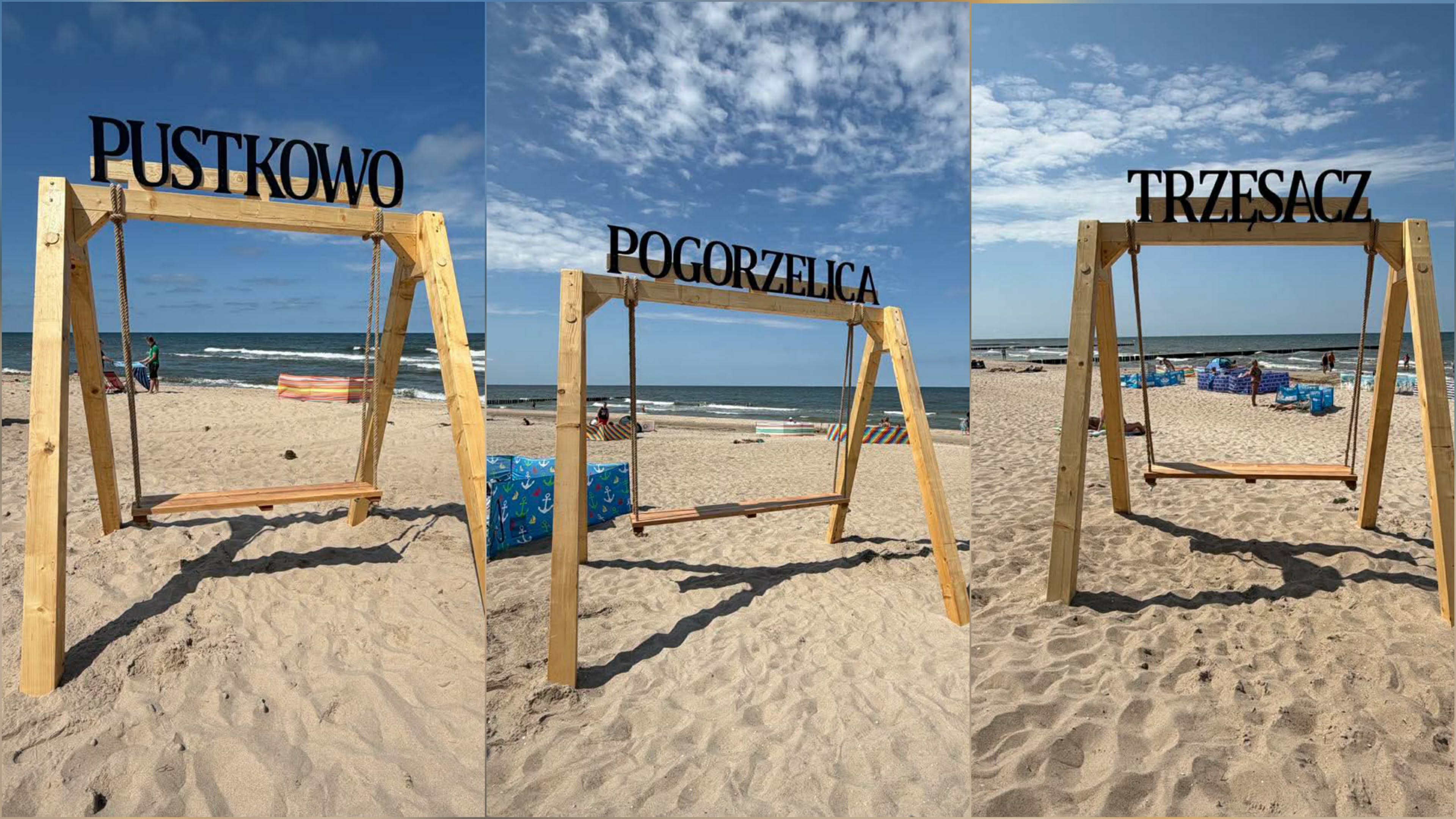 To będzie hit wakacyjnych zdjęć? Na plażach stanęły nowe huśtawki