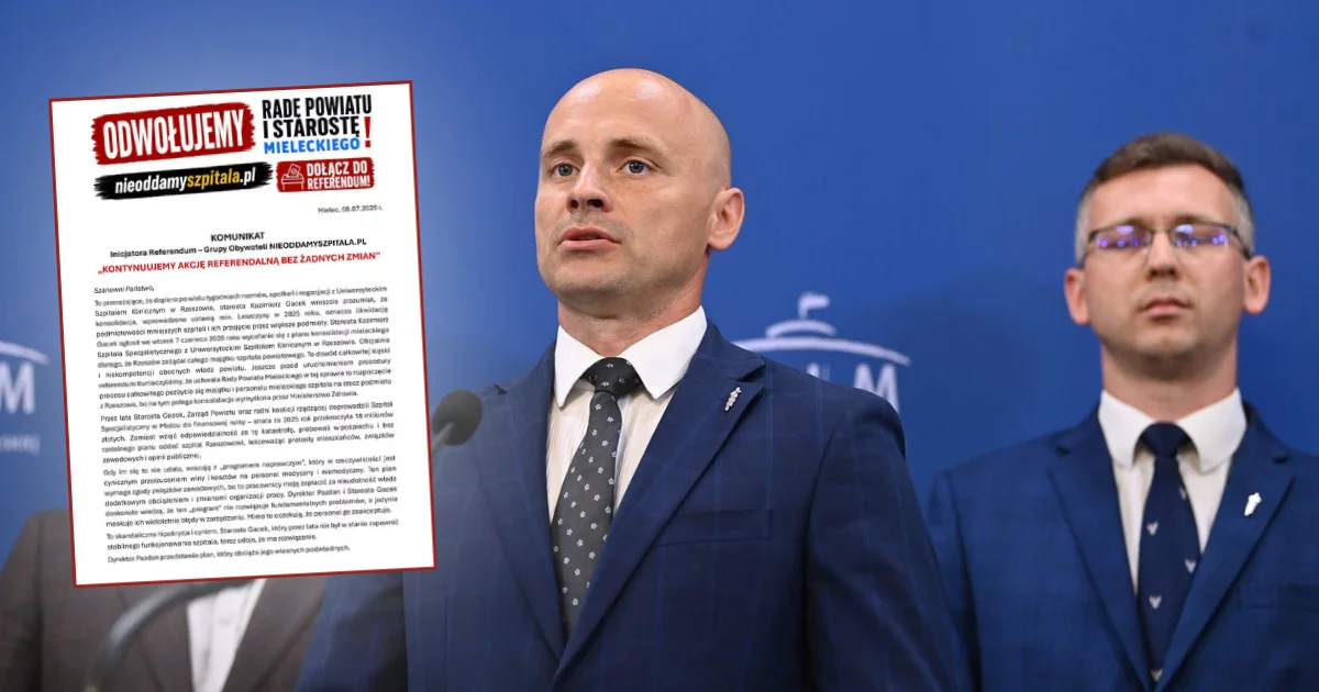 „To jest czas na rozliczenie władz powiatu”. Referendum nadal aktualne