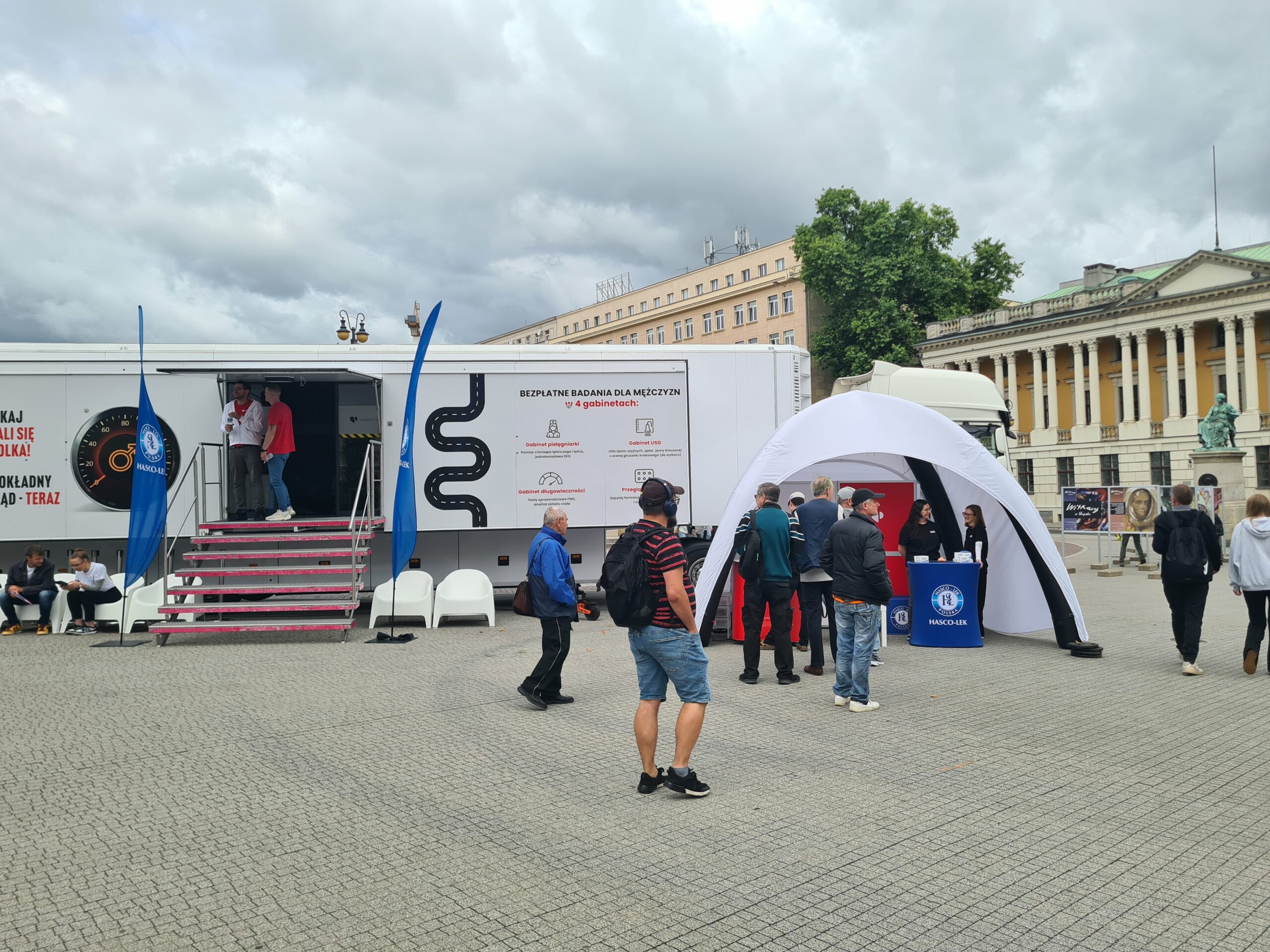 To już dziś. Bezpłatne badania dla mężczyzn na Placu Wolności