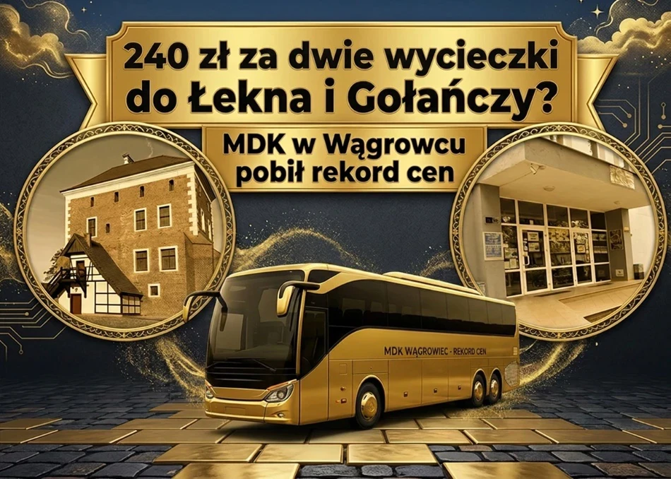 To wycieczka czy luksusowa podróż? Czy MDK Wągrowiec nie przesadził?