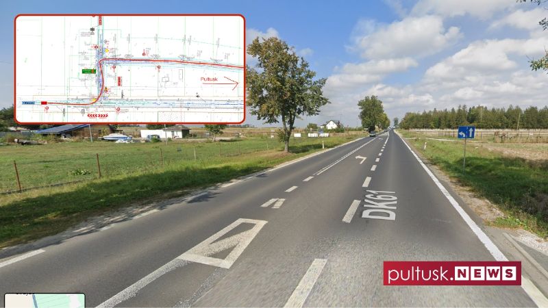 To zmieni dojazd do Łubienicy. Przy obwodnicy pułtuska powstaje nowa droga techniczna