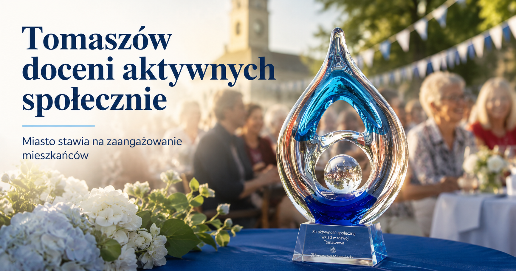 Tomaszów chce docenić aktywnych społecznie. Miasto stawia na zaangażowanie mieszkańców