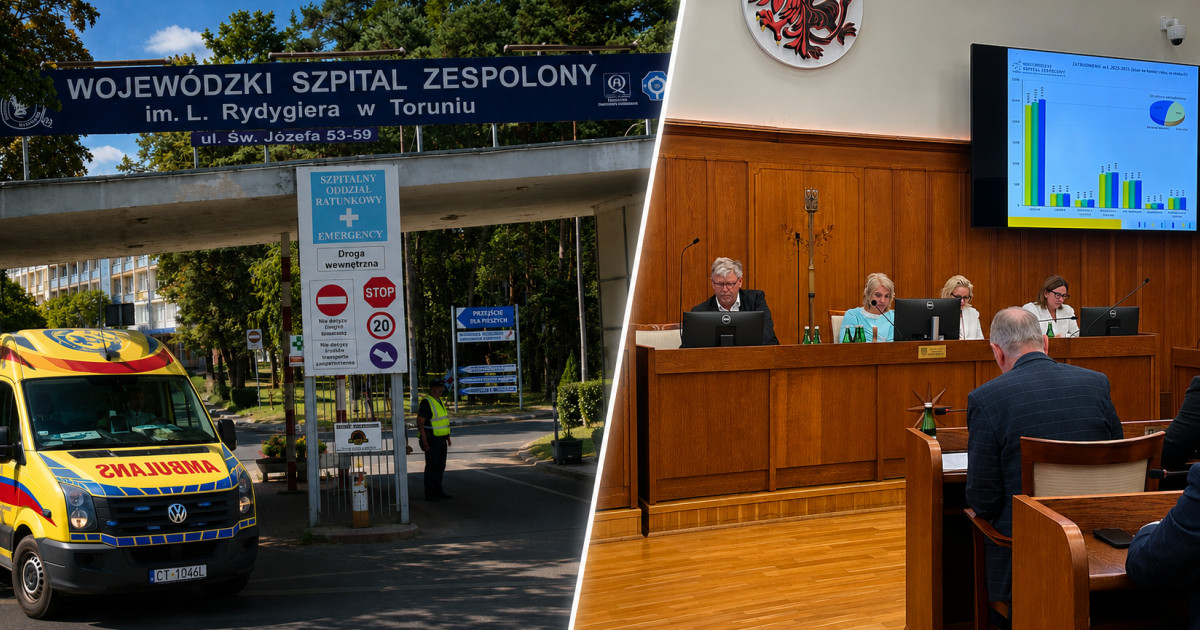 Toruń: Rezydenci kontra dyrekcja szpitala. Mocne słowa podczas sesji sejmiku