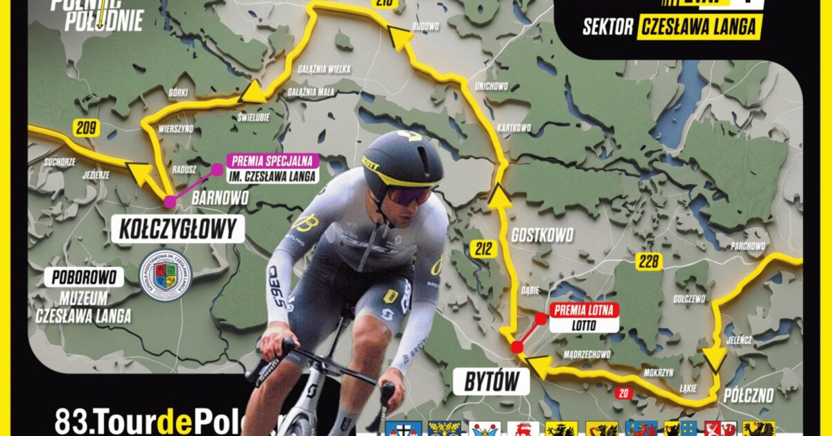 Tour de Pologne rusza! Kamil Małecki przejedzie przez rodzinny Bytów