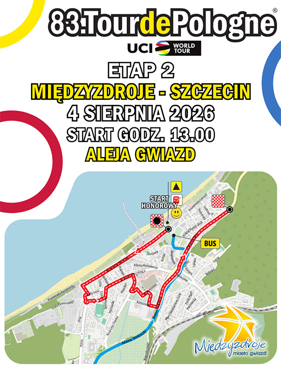 Tour de Pologne w Międzyzdrojach. Dzisiaj peleton ruszy Aleją Gwiazd