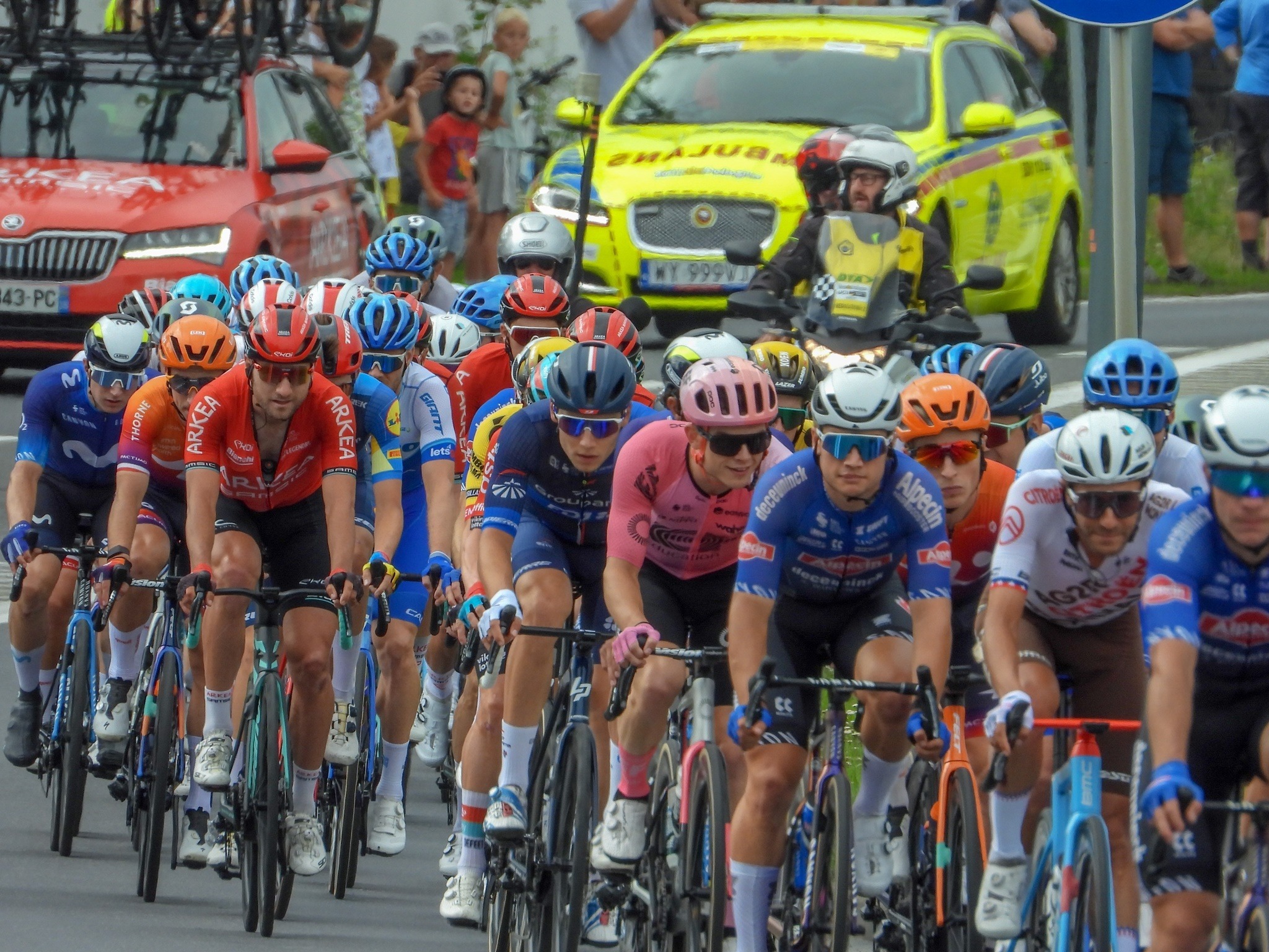 Tour de Pologne w Tychach. Policjanci informują o czasowych utrudnieniach w ruchu