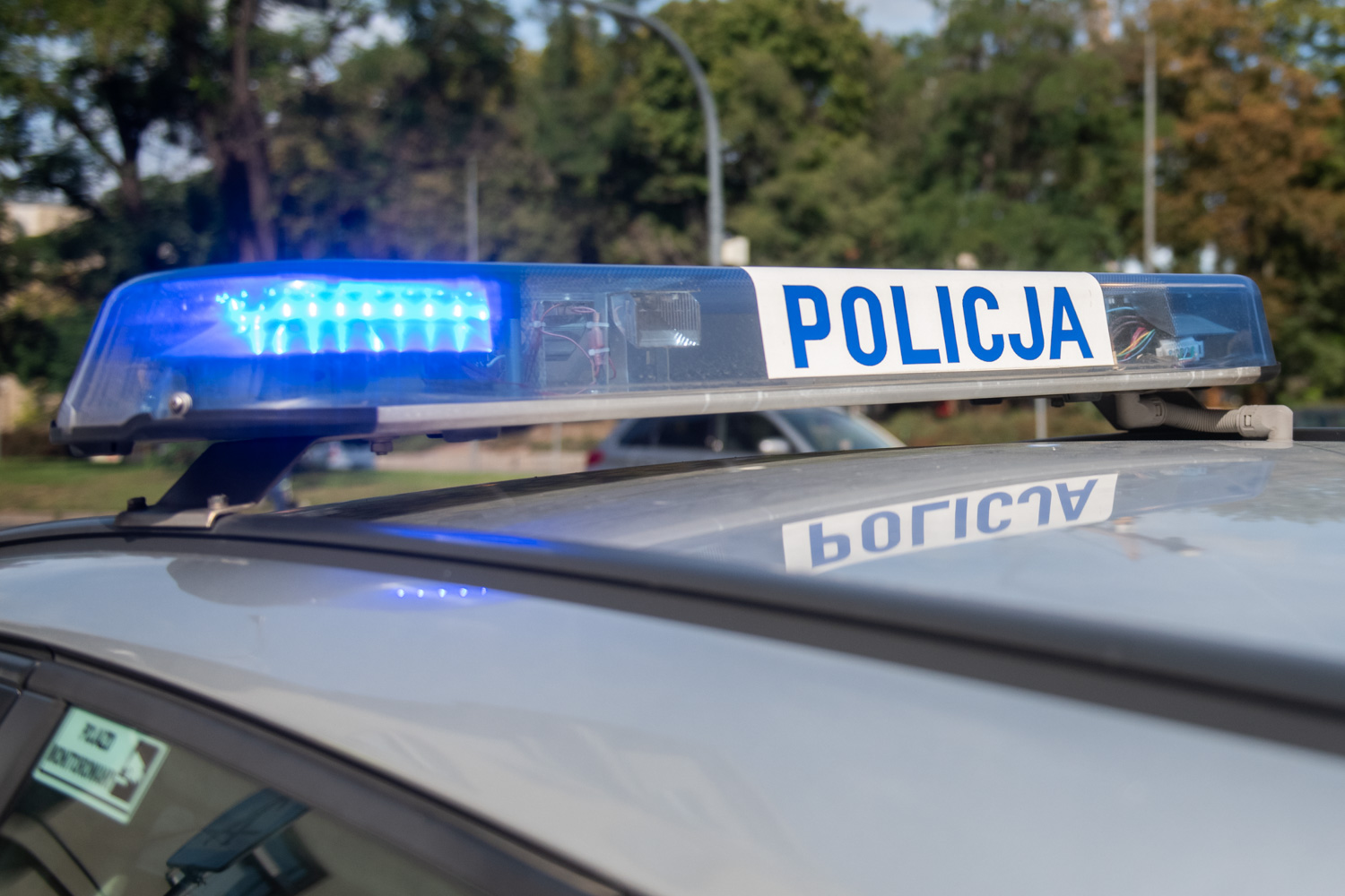 Tragedia na drodze. Samochód uderzył w drzewo. Trasa zablokowana