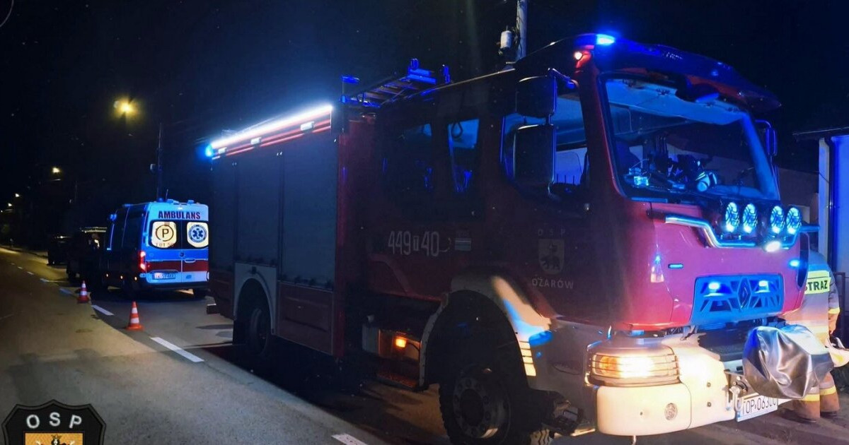 Tragediczny pożar w powiecie opatowskim. Nie żyje 80-letnia kobieta