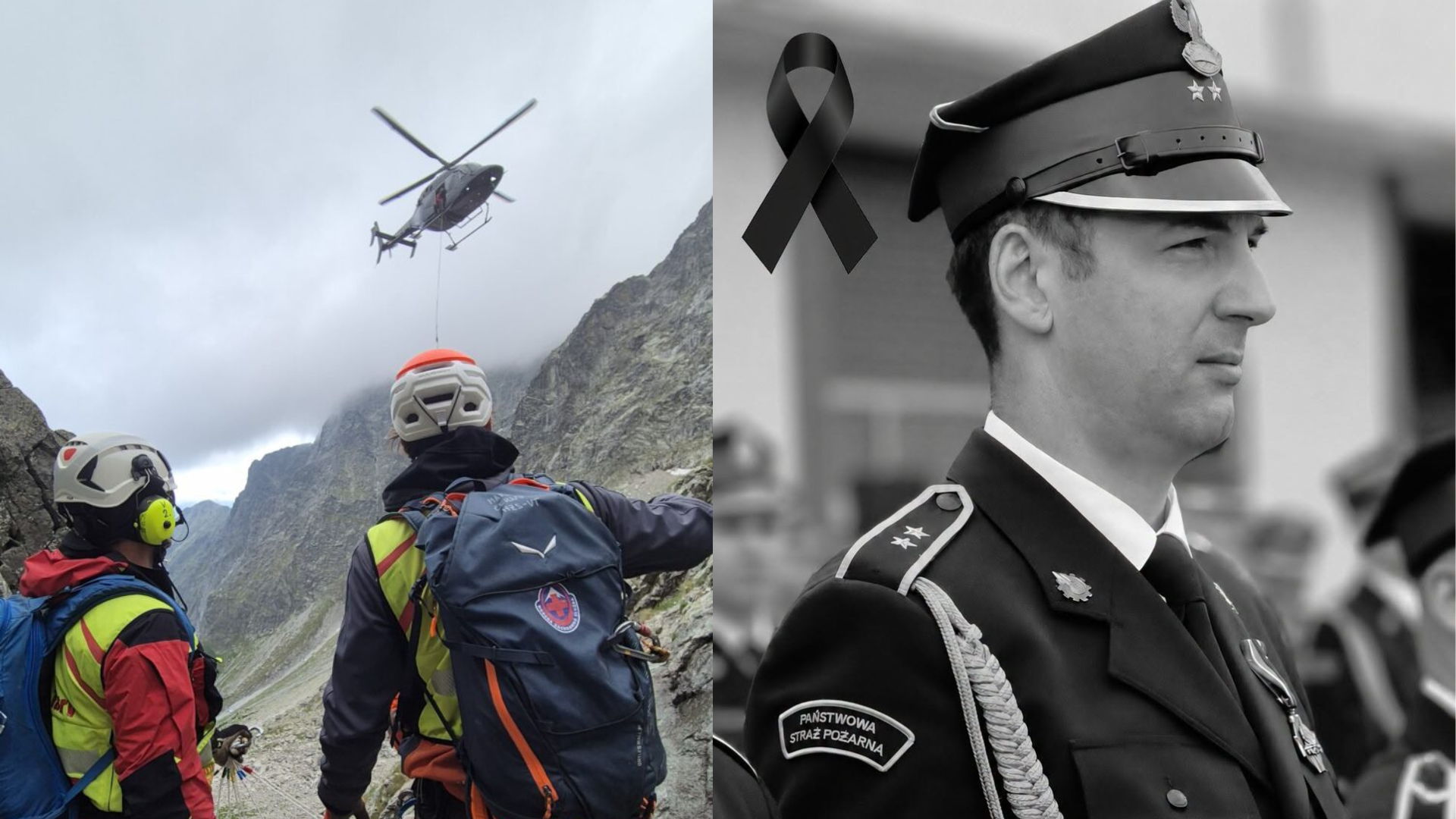 Tragiczna śmierć w słowackich Tatrach. Toruńscy strażacy żegnają swojego kolegę