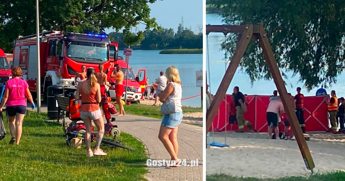 Tragiczny finał na plaży. 38-letni mężczyzna utonął, pomagając dziecku