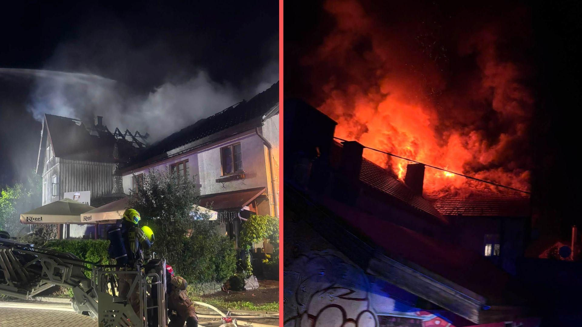 Tragiczny pożar na Dolnym Śląsku. W budynku znaleziono ciało jednej osoby