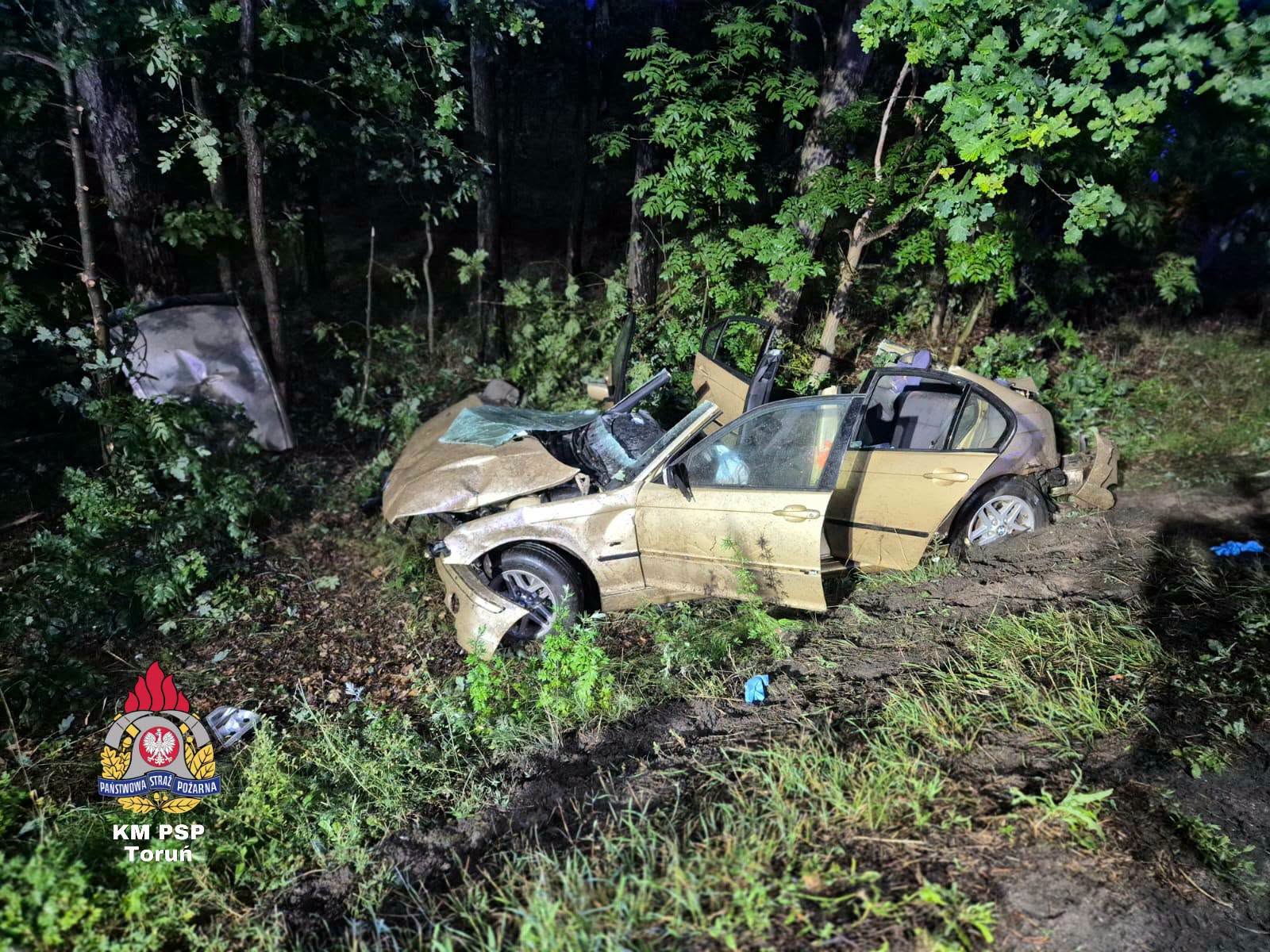 Tragiczny wypadek na DK 91 pod Toruniem. Nie żyje 19-latka