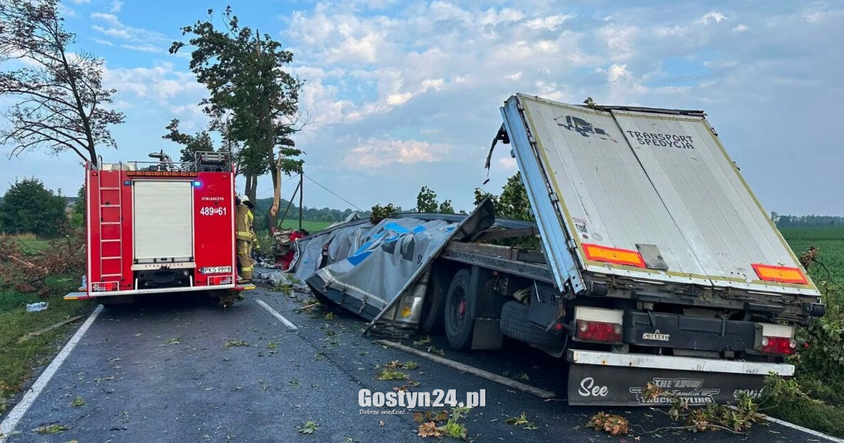Tragiczny wypadek na drodze wojewódzkiej! 25-letni kierowca zginął na miejscu.