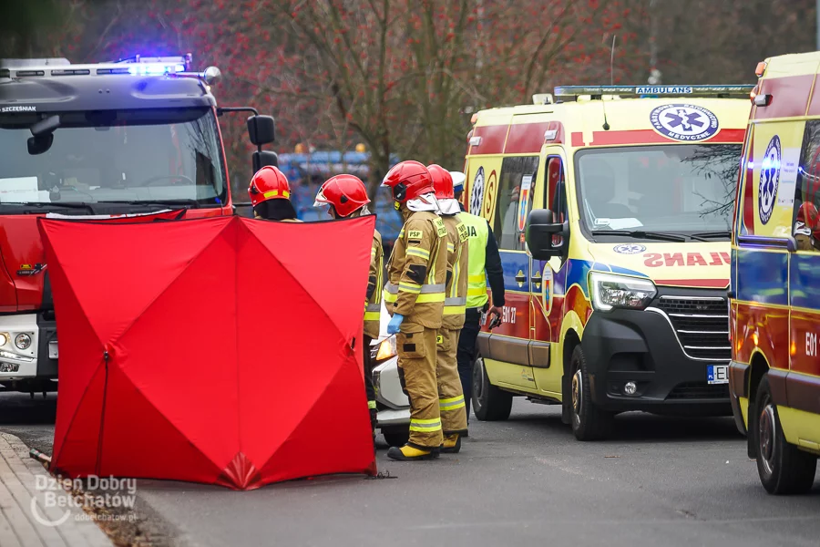 Tragiczny wypadek pod Bełchatowem. Zginął młody piłkarz z naszego regionu