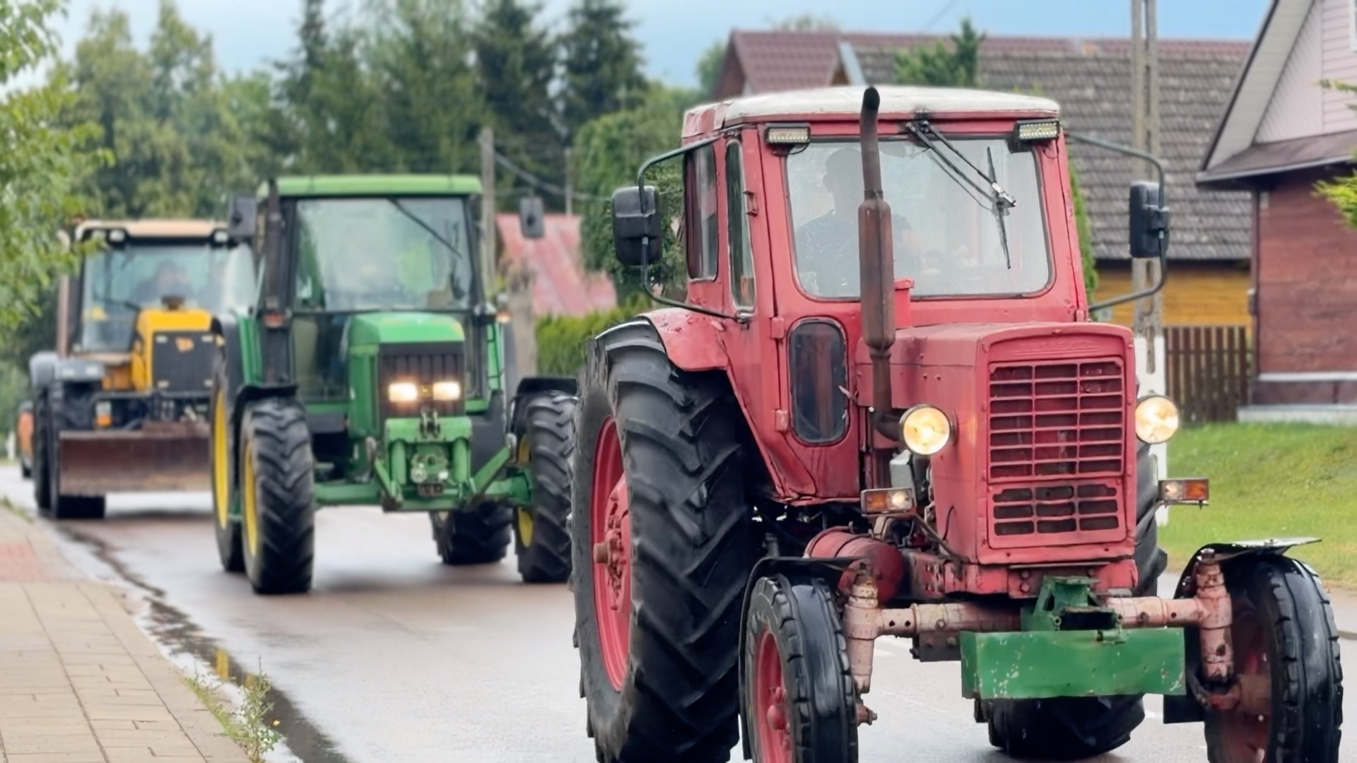 Traktory i sianokosy w Trześciance i Socach