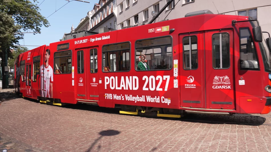 Tramwaj promuje Mistrzostwa Świata 2027 - Gdańsk współgospodarzem