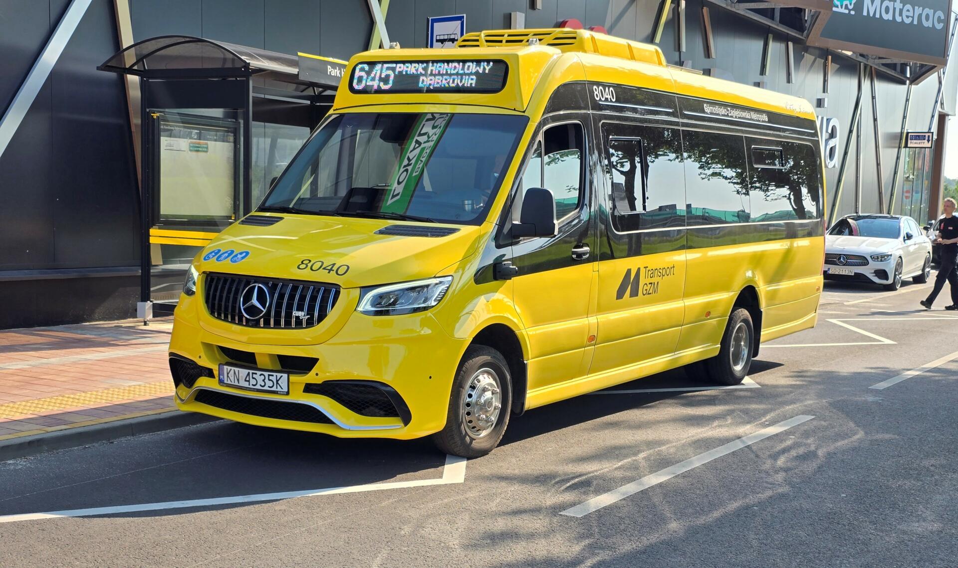 Trasa linii 645 wydłużona do Parku Handlowego Dąbrovia