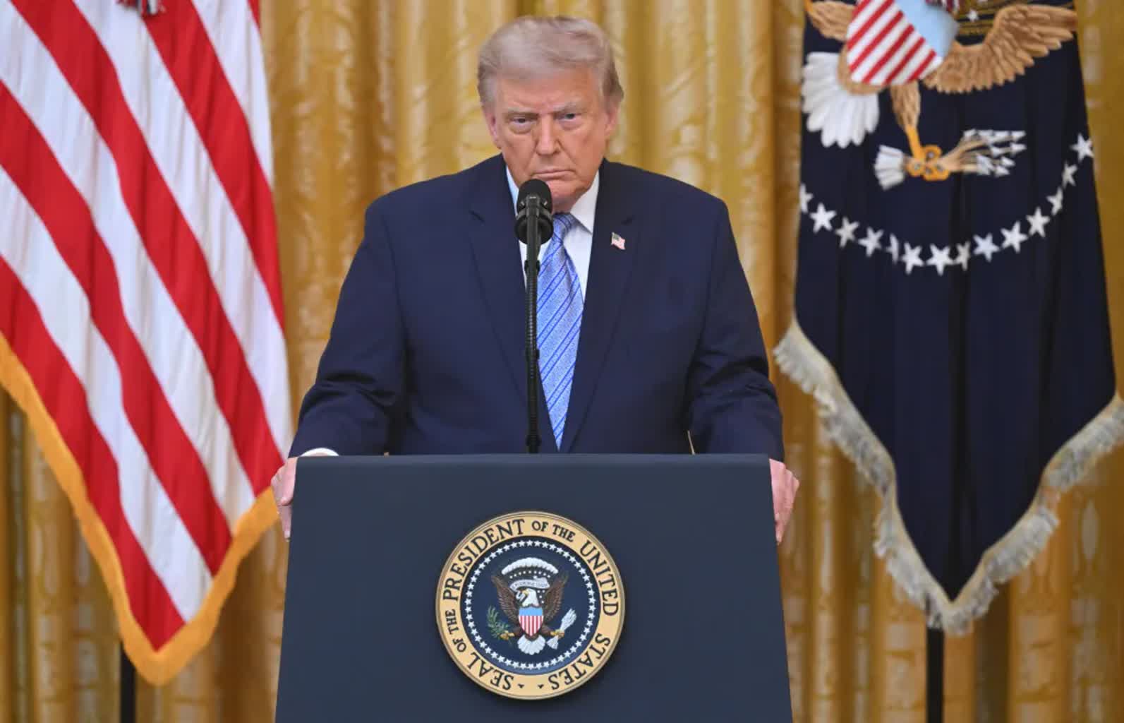 Trump: szkody wyrządzone statkom będą pokrywane z irańskich środków