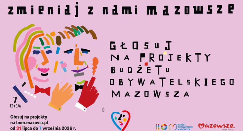 Trwa głosowanie w Budżecie Obywatelskim Mazowsza. Są projekty z naszego powiatu...
