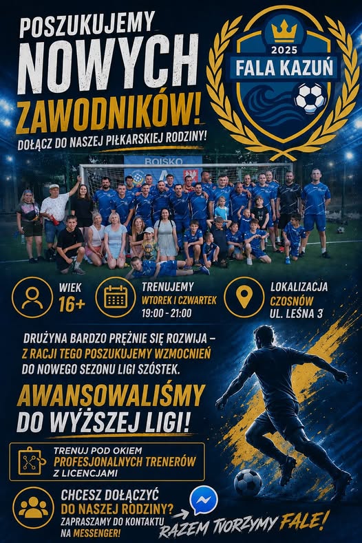 Trwa nabór do zespołu po awansie
