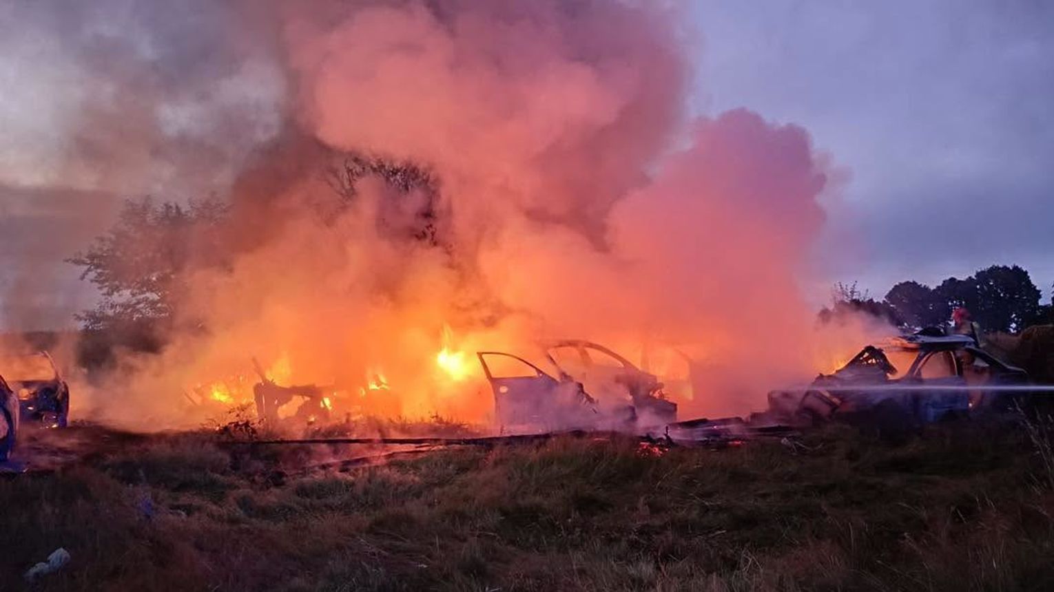 Trzeci pożar w tym samym miejscu. Akcja gaśnicza w Nowej Świdnicy