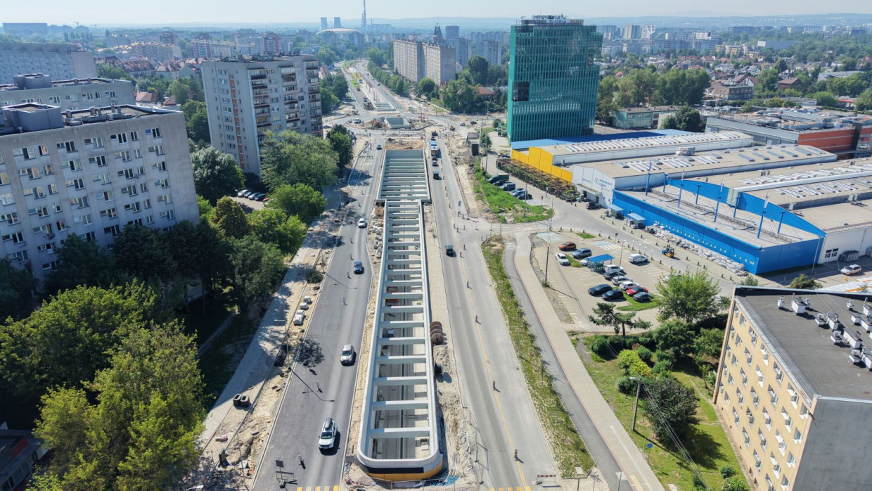 Trzy linie tramwajowe pojadą nową trasą do Mistrzejowic