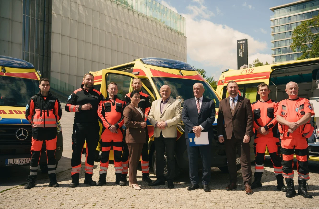 Trzy nowe ambulanse trafiły do lubelskiego pogotowia