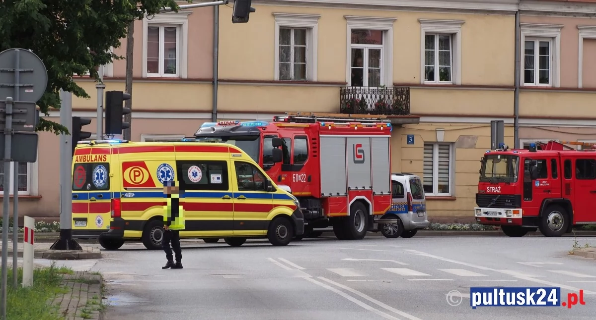 U jednej z ewakuowanych mieszkanek doszło do zatrzymania akcji serca