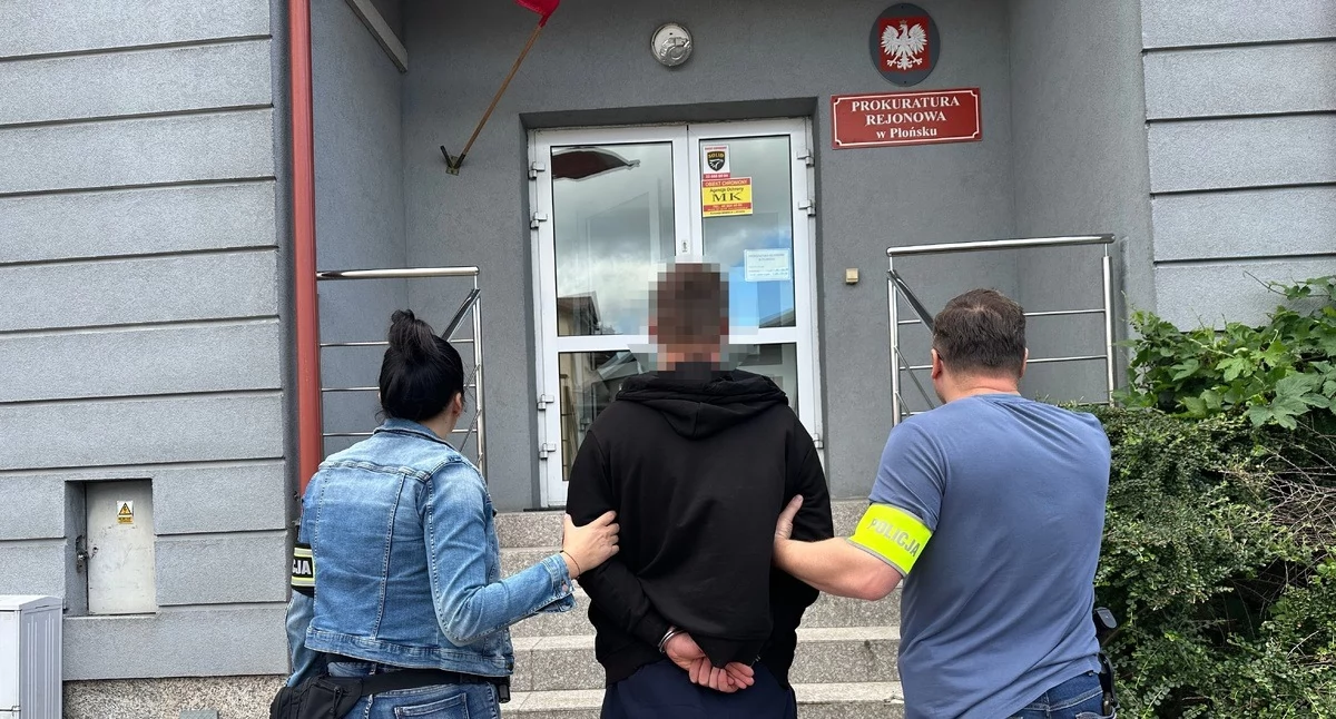U sąsiadów. Narkotyki ukryte w lesie, w starym telewizorze. 22-latek wpadł w ręce kryminalnych