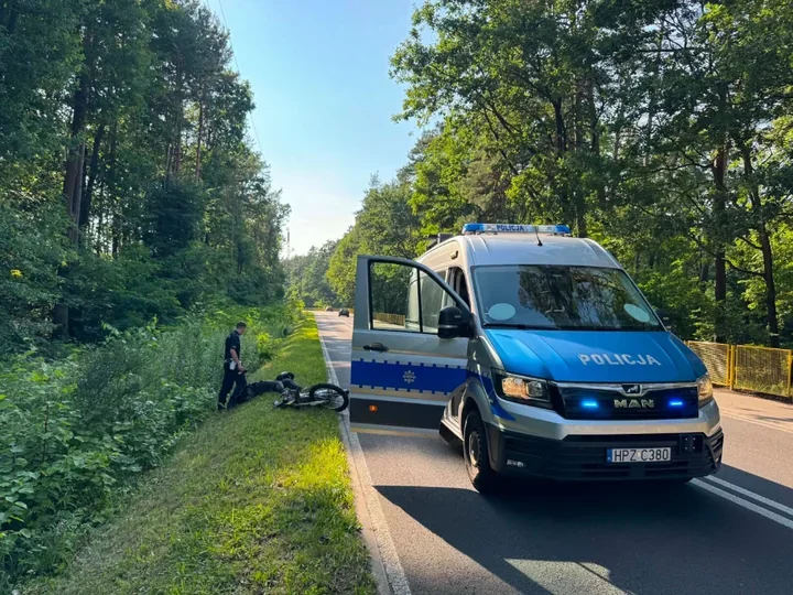 Uciekał pod prąd na elektrycznym motocyklu. 19-latek zatrzymany w Nieporęcie