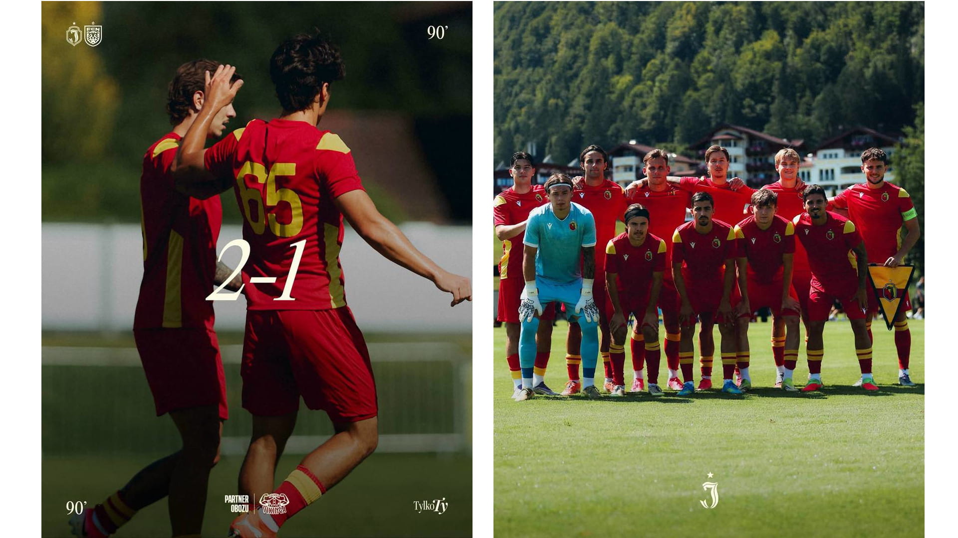 Udana próba generalna Jagiellonii. Wygrana z FC Nordsjaelland na koniec obozu