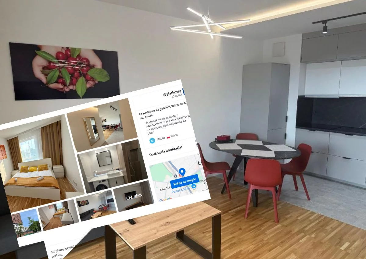 Ukradli zdjęcia apartamentu w Łodzi i wystawili go na sprzedaż. Oszuści polowali na gości Łódź Summer Festival