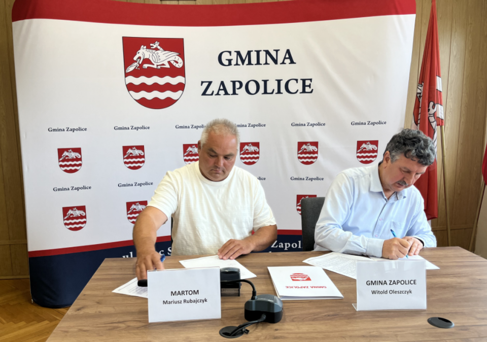 Umowa na kolejną inwestycję drogową w Gminie Zapolice