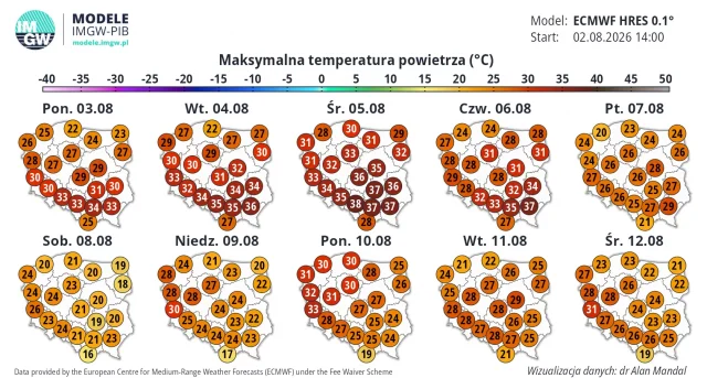 Upał do 36°C i możliwe gwałtowne burze. Niebezpieczna pogoda w województwie lubelskim