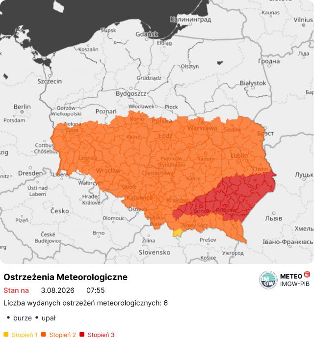 Upał do 36°C i możliwe gwałtowne burze. Niebezpieczna pogoda w województwie lubelskim