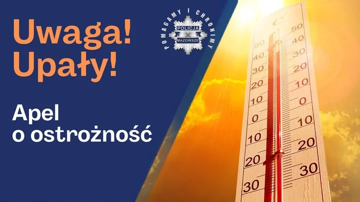 Upał zagraża zdrowiu i kierowcom. Policja wydała ważny apel