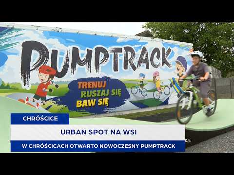 Urban spot na wsi. W Chróścicach otwarto nowoczesny pumptrack