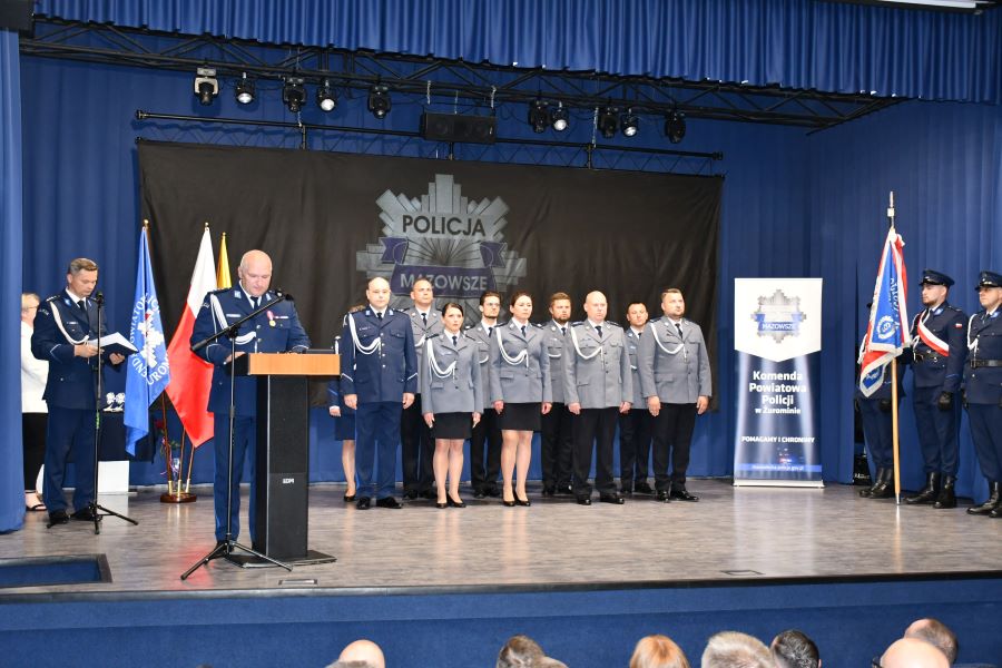 Uroczyste obchody Święta Policji w Żurominie