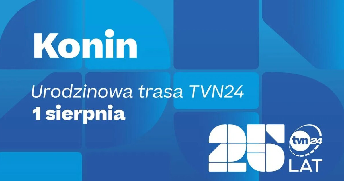 Urodzinowa ekipa TVN24 odwiedzi Konin. Co w programie?