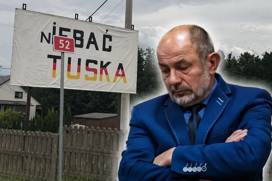 Usłyszał zarzuty za zniewagę organu konstytucyjnego na banerze. „Jestem ciekaw, co jeszcze wymyślą”