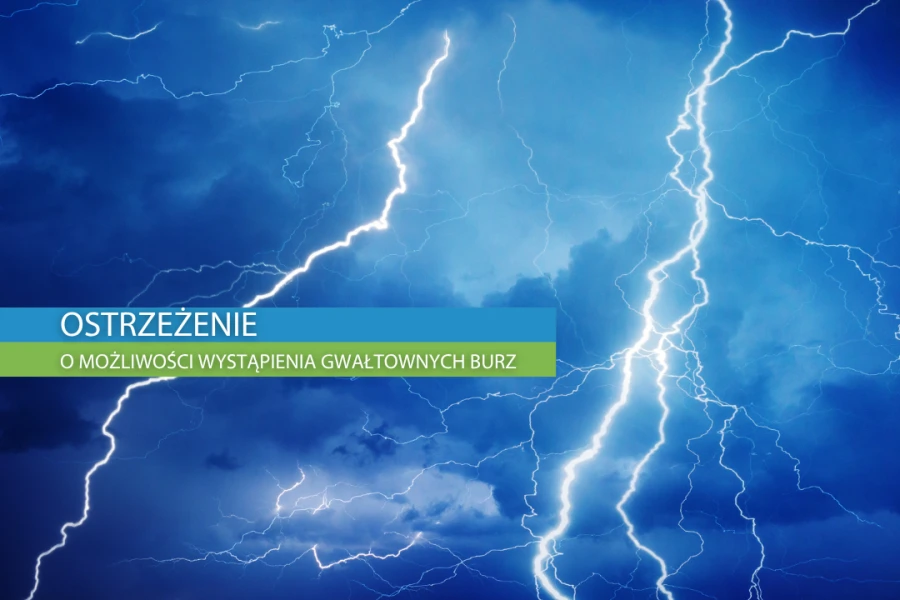 Uwaga, dziś burze z gradem i silny wiatr