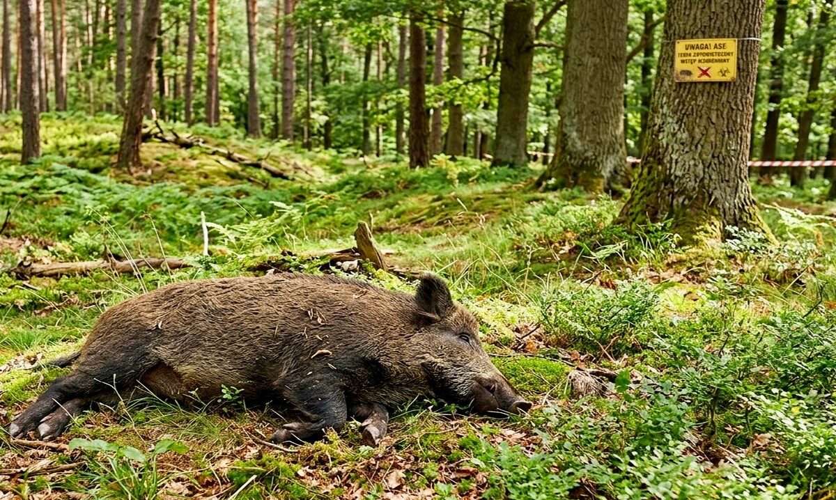 Uwaga na ASF! Pięć kolejnych ognisk w powiecie lęborskim