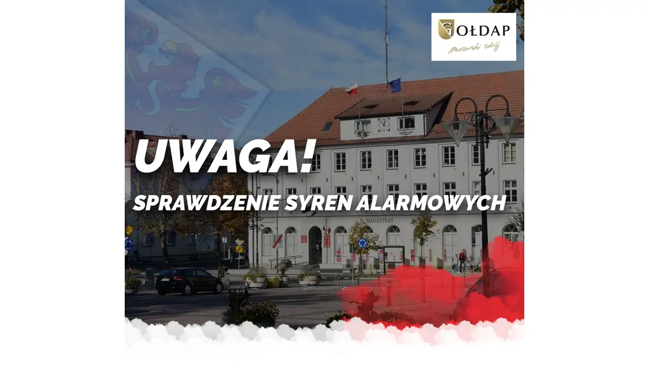 Uwaga! Sprawdzenie syren alarmowych!