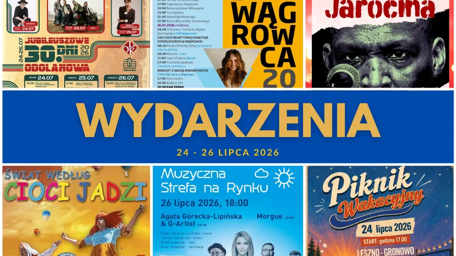 W Lesznie i okolicy... Sprawdź, co wydarzy się w weekend?