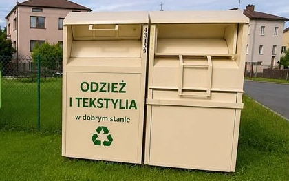 W Międzyrzecu pojawiły się kontenery na odzież i tekstylia w użytkowym stanie