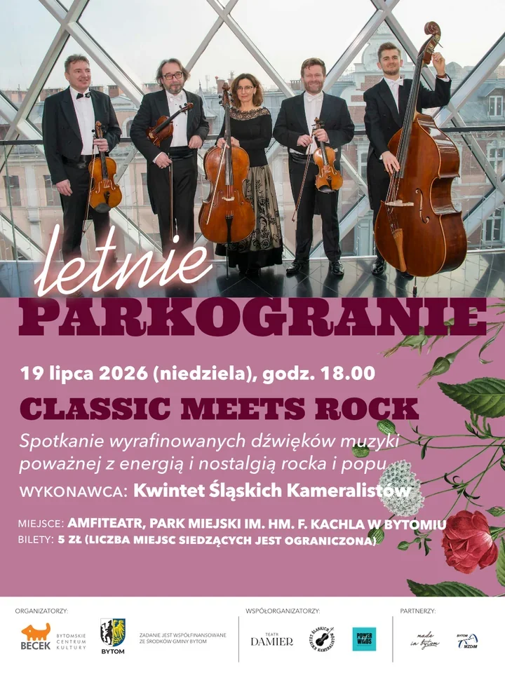 W Parku Miejskim klasyka spotka rockiem. Bytom zaprasza na koncert