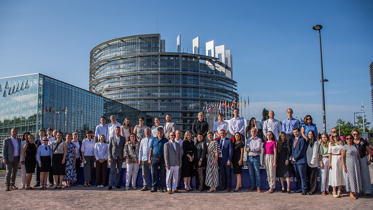W Parlamencie Europejskim – trzeci dzień wizyty studyjnej w Strasburgu