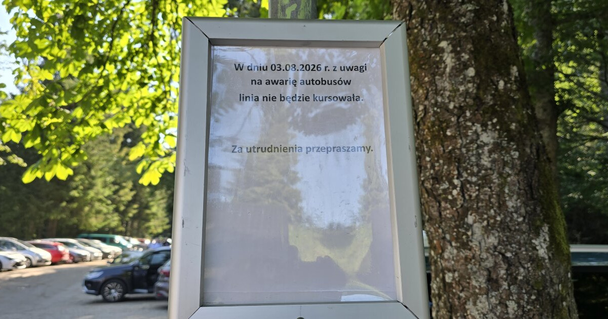 W poniedziałek autobusy do Strążyskiej nie kursowały. Informacja została
