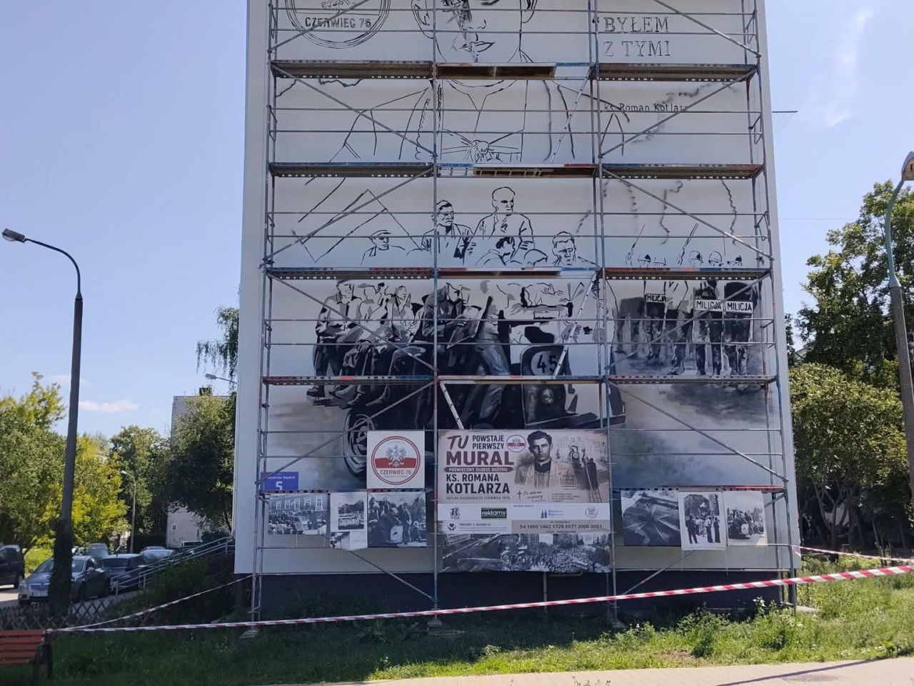 W Radomiu powstaje mural ks. Romana Kotlarza. Uroczyste odsłonięcie już 18 sierpnia