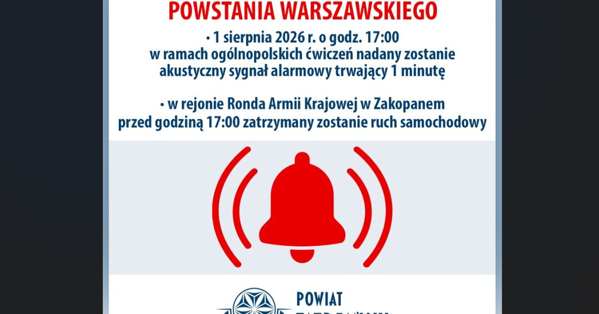 W sobotę rocznica Powstania Warszawskiego. O godz.17:00 usłyszymy sygnał alarmowy!
